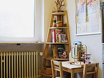 Spielzeuge in Zimmerecke